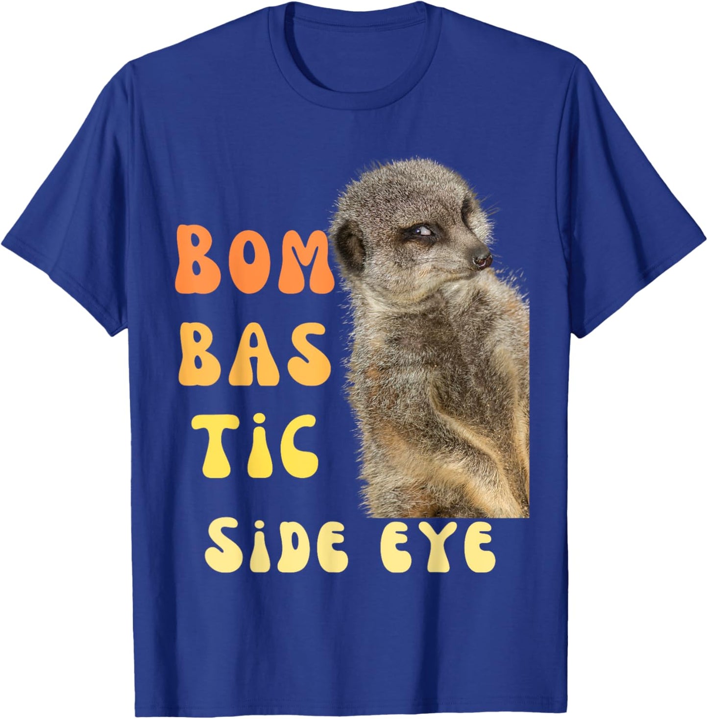 Bombastic Side Eye Funny Meme T-Shirt - T-Shirt | Royal