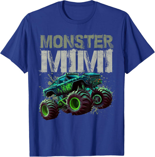 Monster Truck Mimi Family Matching Monster Truck Lovers T-Shirt - T-Shirt | Royal