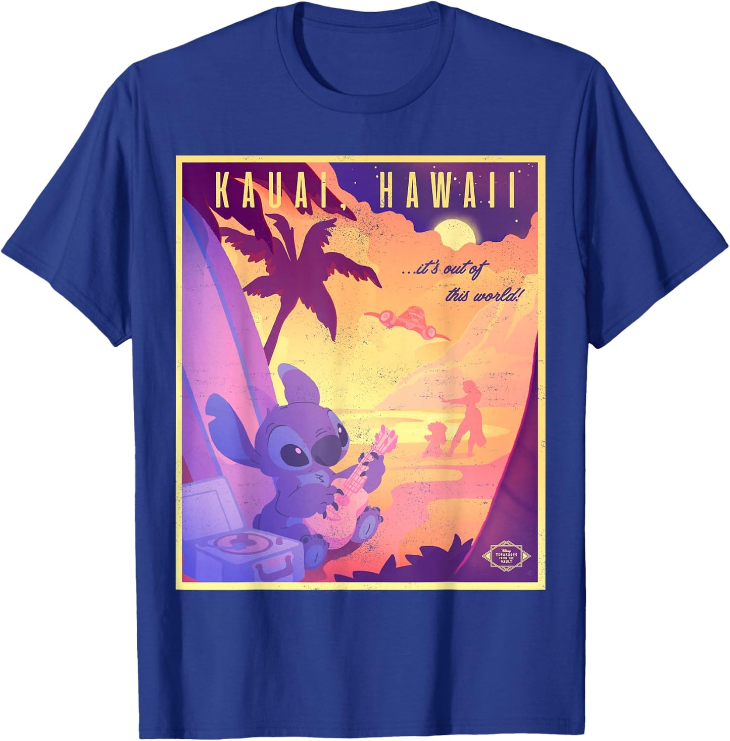 Disney Lilo & Stitch Kauai Hawaii It's Out of This World T-Shirt - T-Shirt | Royal