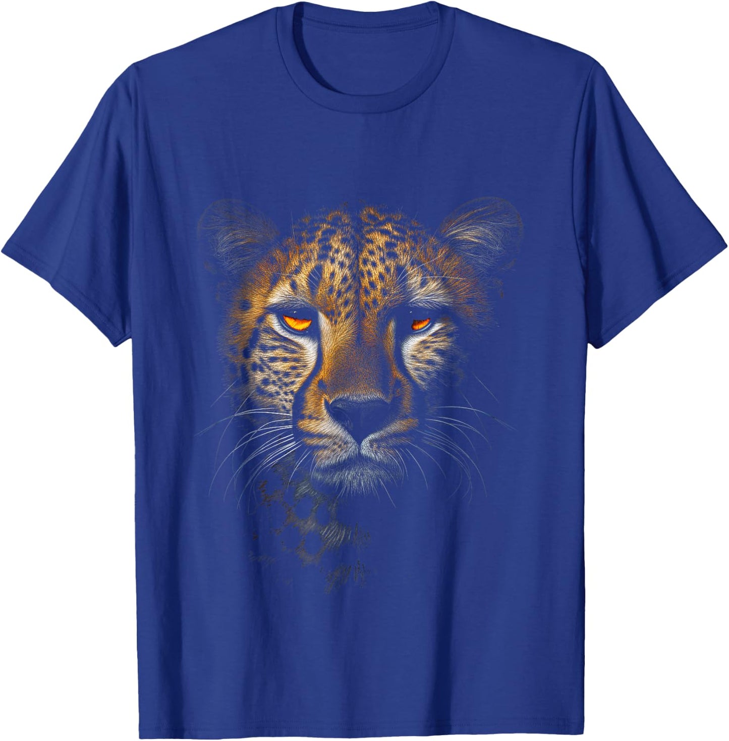 Leopard Cheetah Tiger Leopard Face Lion Cat T-Shirt - T-Shirt | Royal