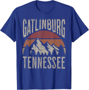 Gatlinburg Tennessee Hiking Outdoors T-Shirt - T-Shirt | Royal