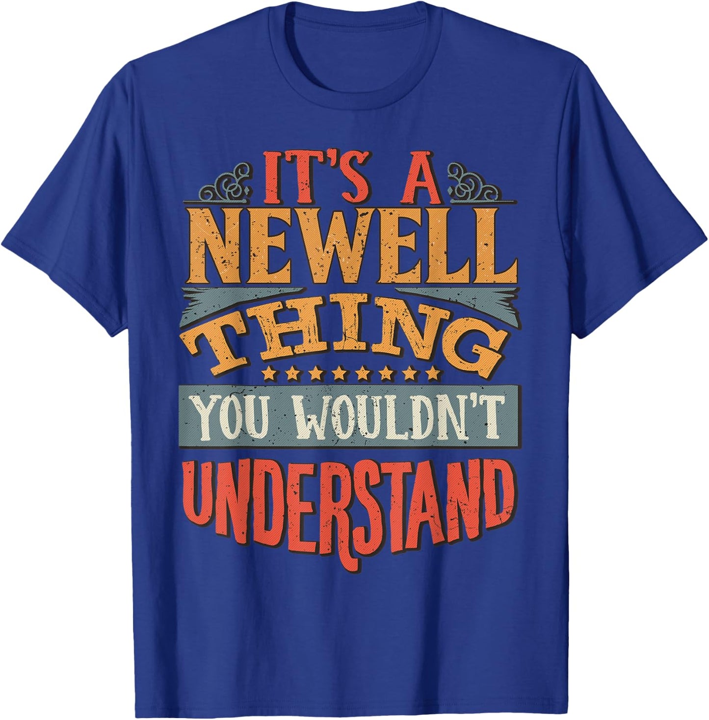Newell Name T-Shirt - T-Shirt | Royal