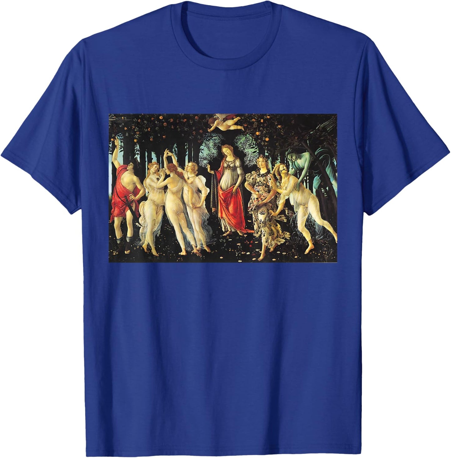 The Spring (Primavera) by Sandro Botticelli T-Shirt - T-Shirt | Royal