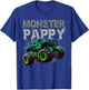 Monster Truck Pappy Family Matching Monster Truck Lovers T-Shirt - T-Shirt | Royal