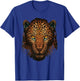 Jaguar face & head for lover Animal Wild T-Shirt - T-Shirt | Royal