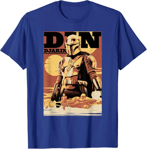 Star Wars The Book Of Boba Fett Din Djarin Tatooine T-Shirt - T-Shirt | Royal