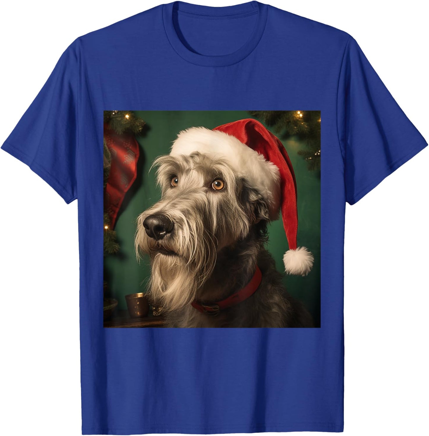Christmas Irish Wolfhound - Irish Wolfhound Christmas T-Shirt - T-Shirt | Royal