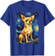 Chihuahua Starry Night T-Shirt - T-Shirt | Royal