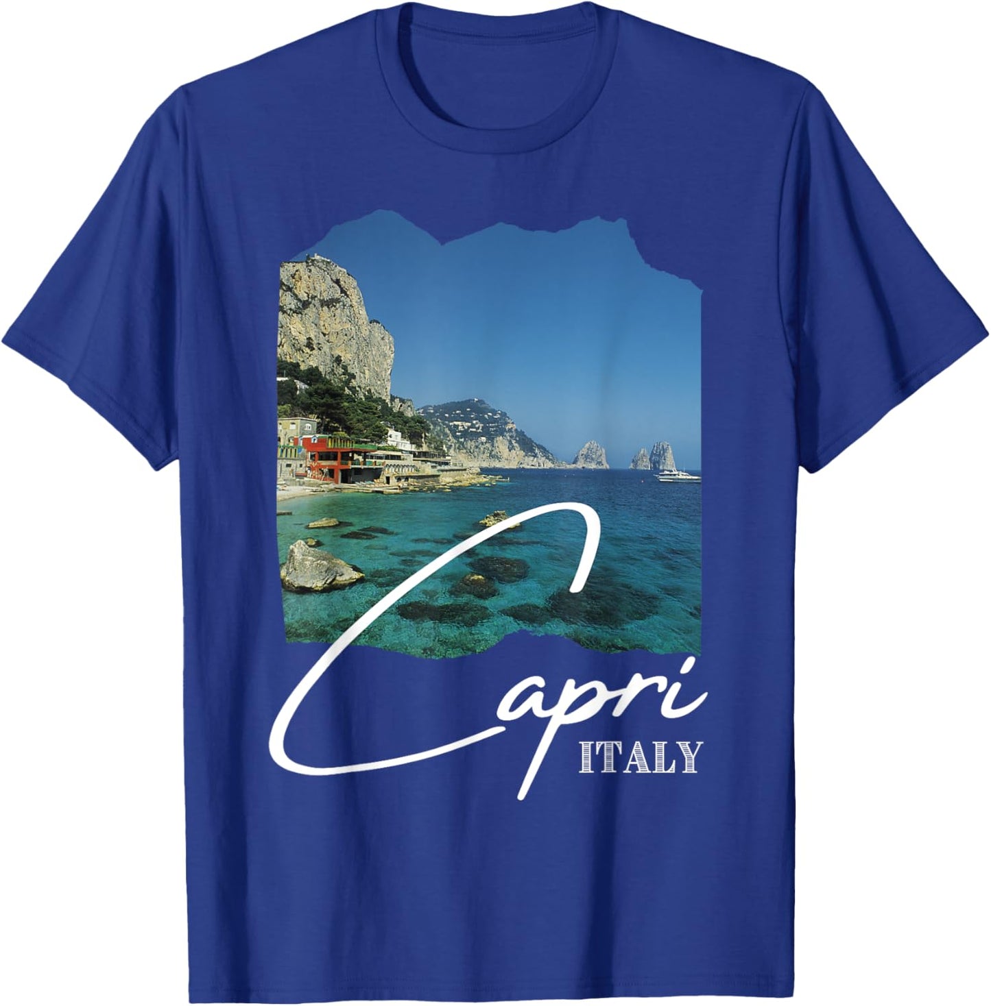 Capri Island - Capri Italy - Capri Souvenir T-Shirt - T-Shirt | Royal