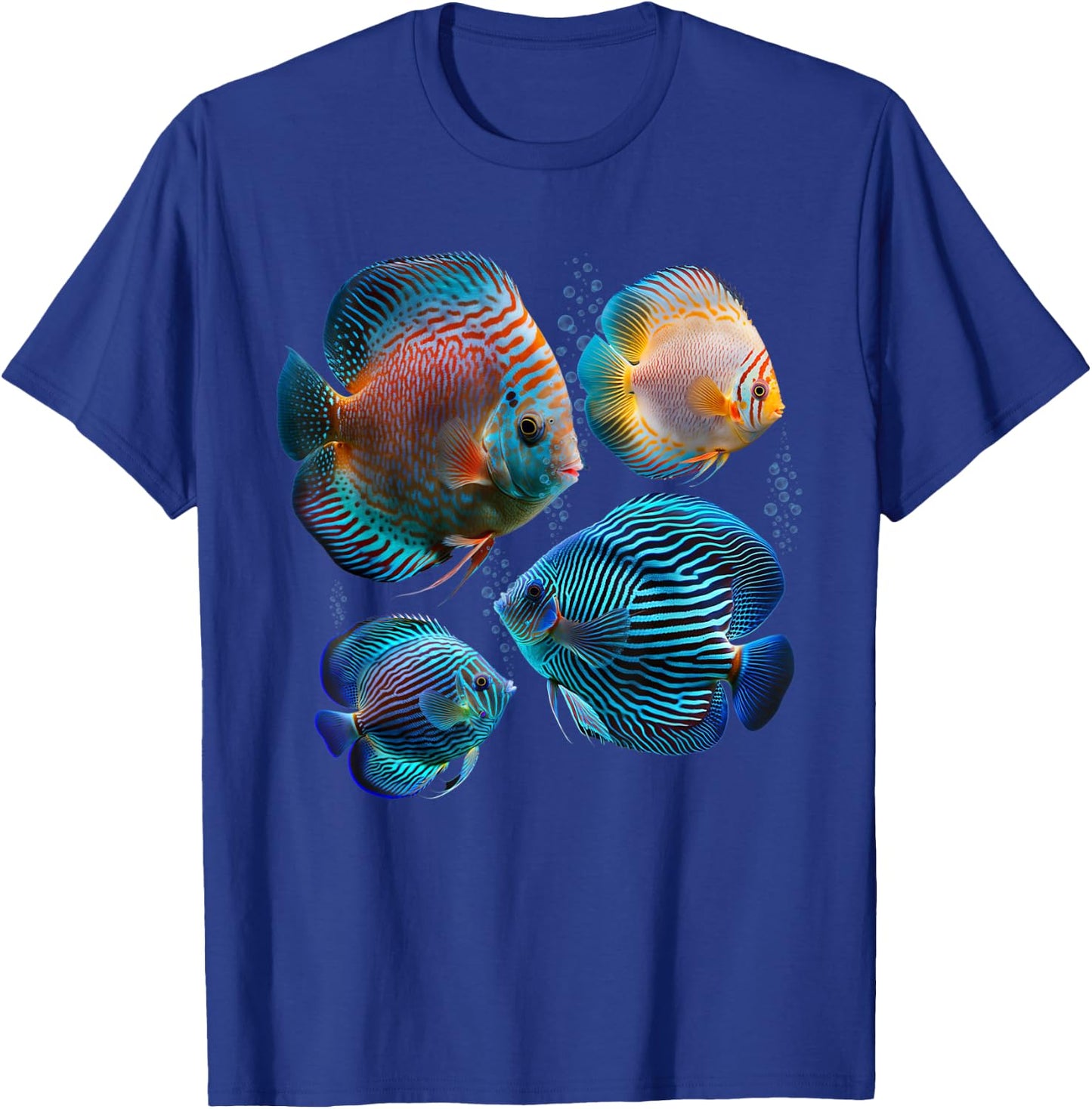 Discus Fish For Fishkeeping Aquariums Lover T-Shirt - T-Shirt | Royal