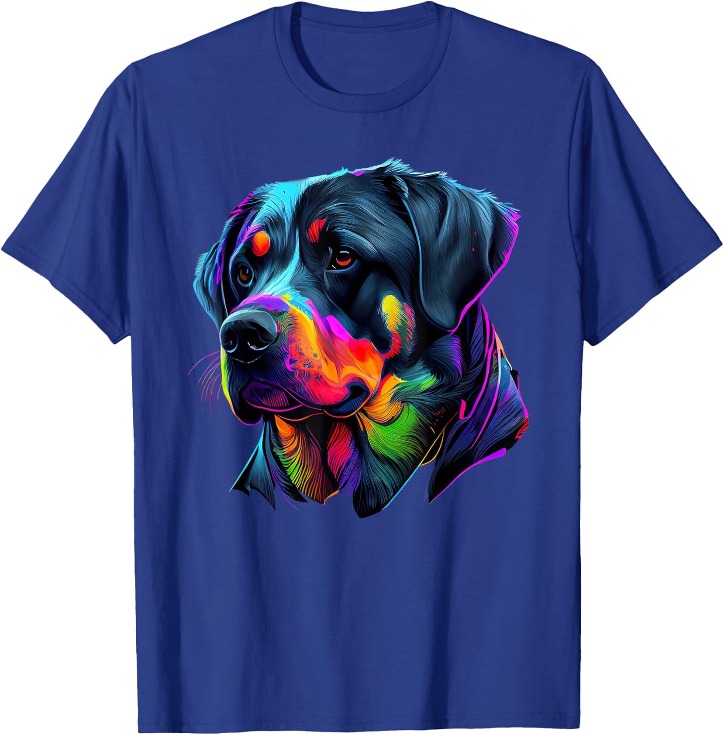 Rottweiler Pop Art Design Funny Rottweiler T-Shirt - T-Shirt | Royal