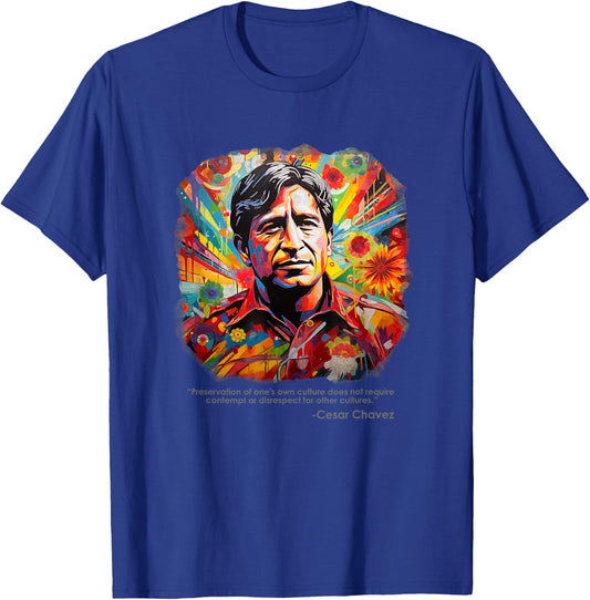 Cesar Chavez, Hispanic Heritage Month T-Shirt - T-Shirt | Royal