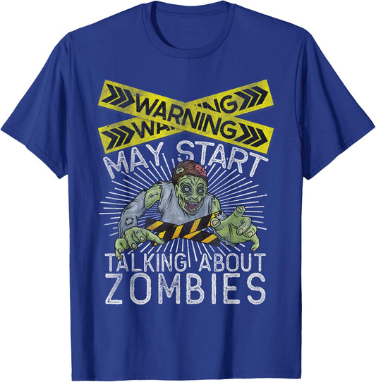 Zombie, Halloween, Undead, Zombie Lover, Funny Zombie T-Shirt - T-Shirt | Royal