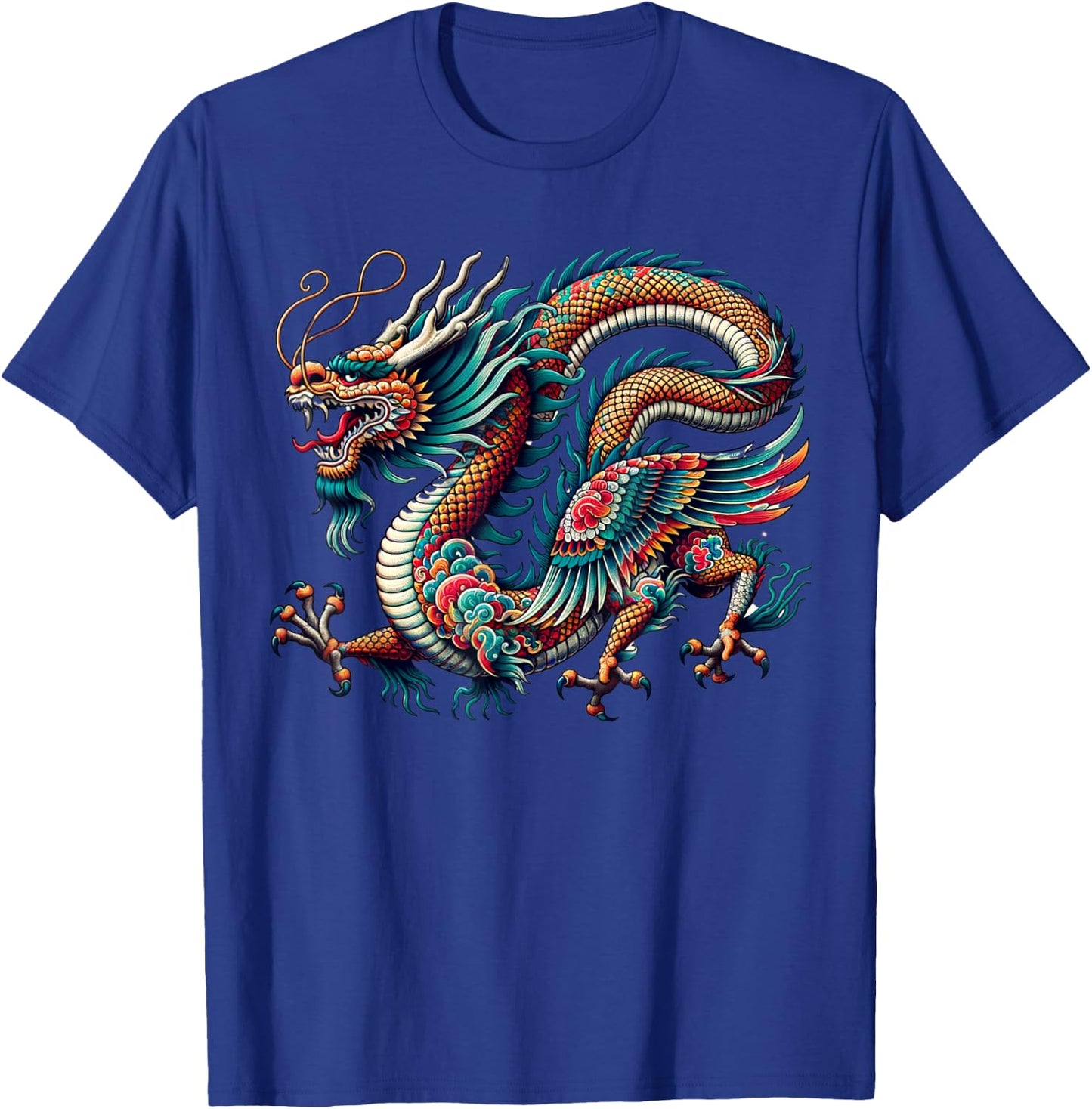 Year of the Wooden Dragon 2024 T-Shirt - T-Shirt | Royal
