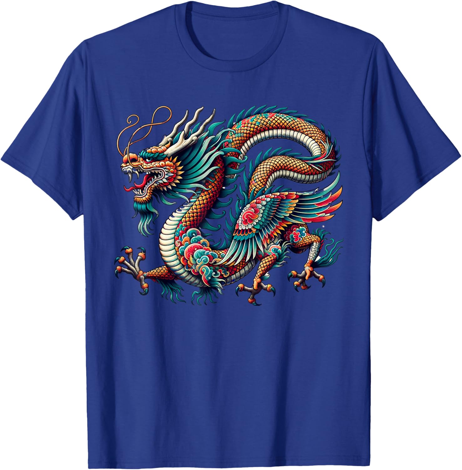 Year of the Wooden Dragon 2024 T-Shirt - T-Shirt | Royal