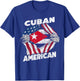 Cuban And American Flag Cuba Proud T-Shirt - T-Shirt | Royal