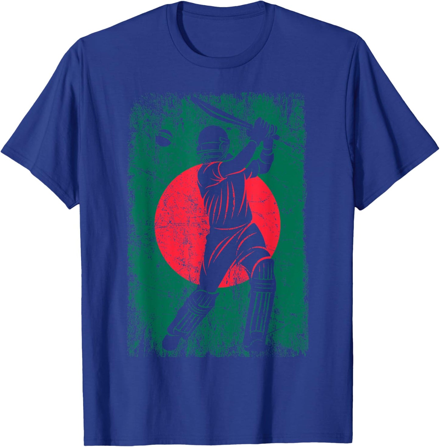Bangladesh Flag Cricket Jersey Fan Player Coach T-Shirt - T-Shirt | Royal