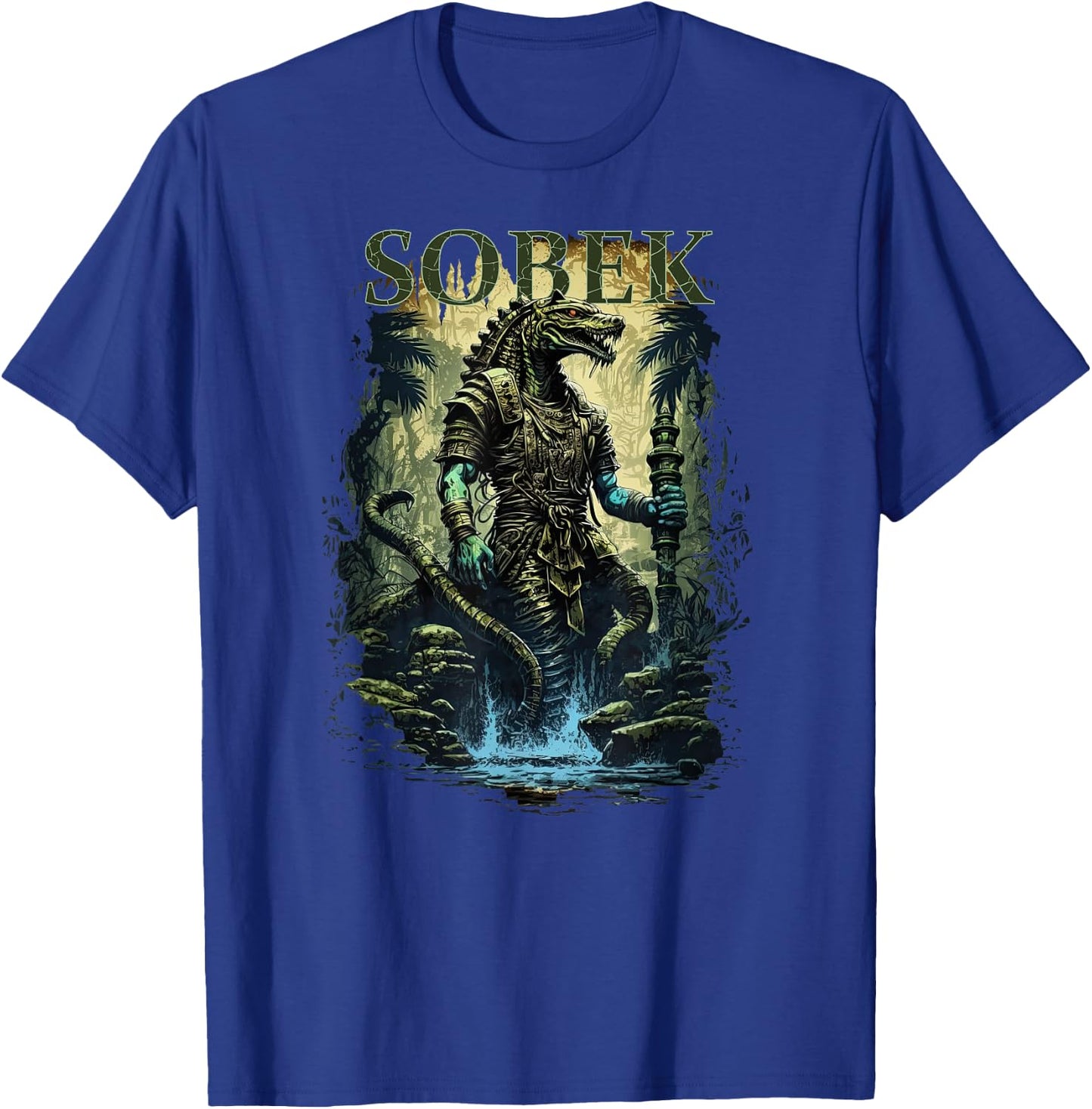 Sobek Ancient Egyptian God Of The Nile Egypt Mythology Item T-Shirt - T-Shirt | Royal