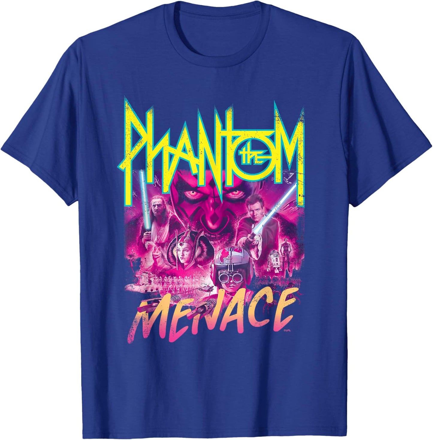 Star Wars: The Phantom Menace Band T-Shirt - T-Shirt | Royal