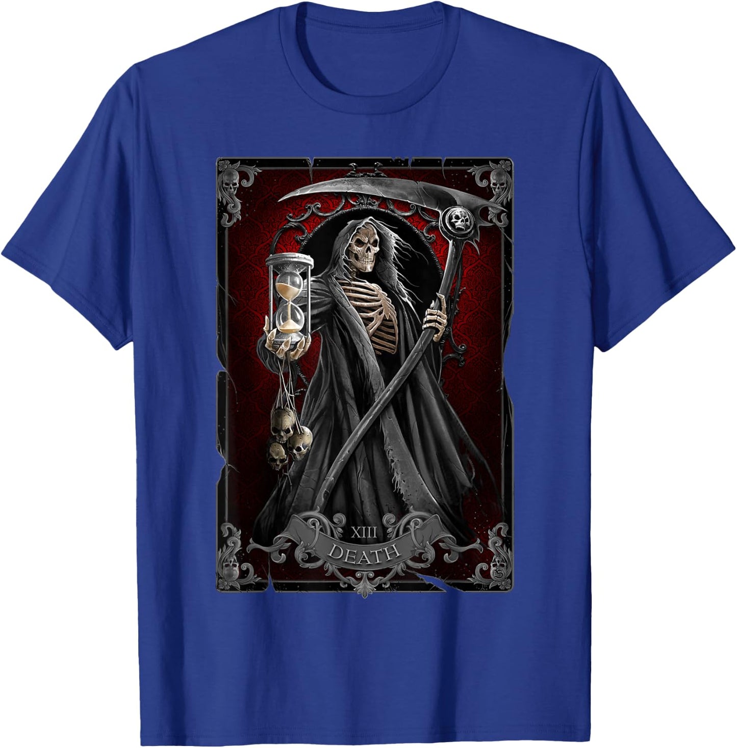 Spiral Original - Death Tarot - Gothic Reaper T-Shirt - T-Shirt | Royal