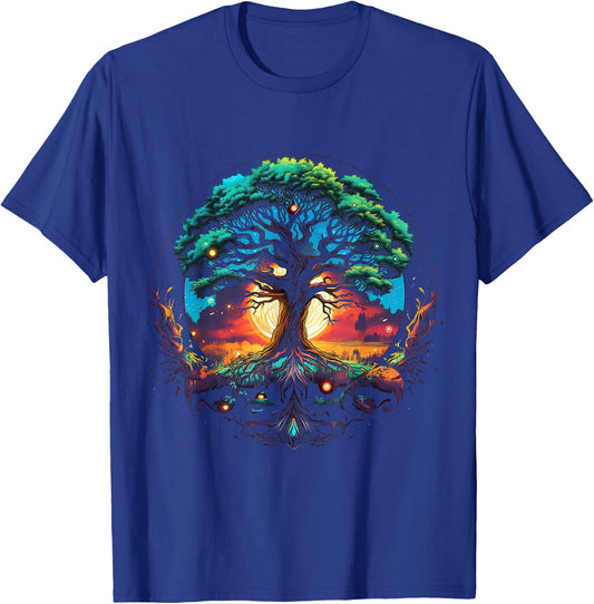 Tree of Life Viking Midgard Thor Walhalla T-Shirt - T-Shirt | Royal