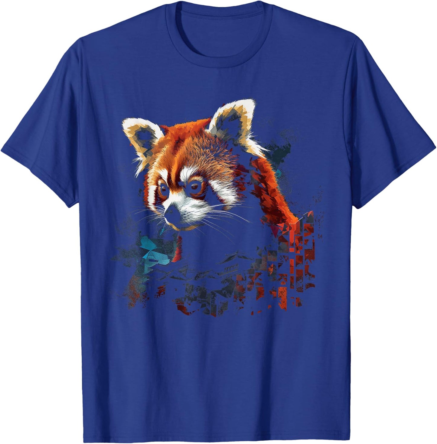 Red Panda Lover Artwork | Animal Motif Red Panda T-Shirt - T-Shirt | Royal