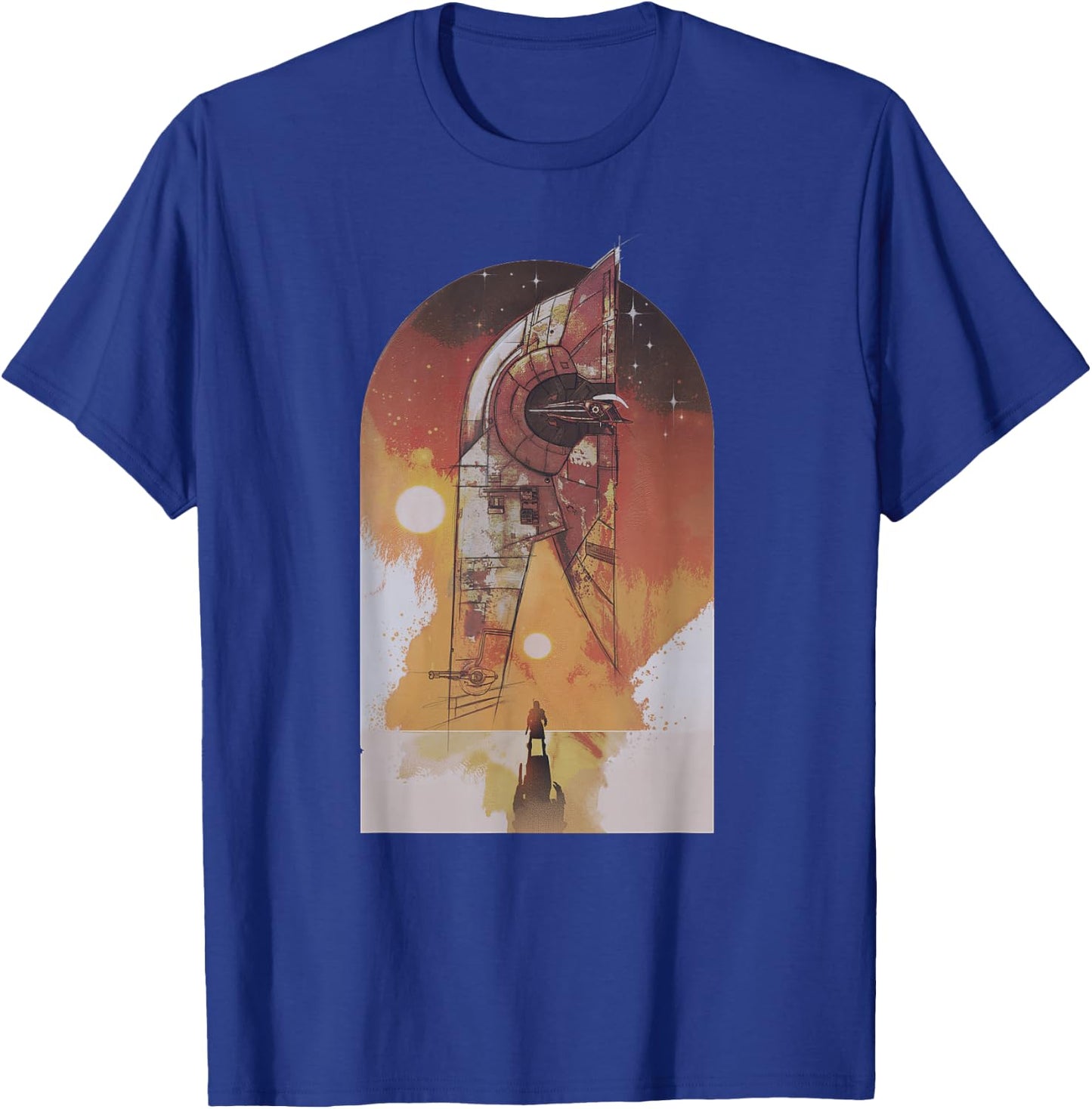 Star Wars The Book of Boba Fett Ship Tatooine T-Shirt - T-Shirt | Royal