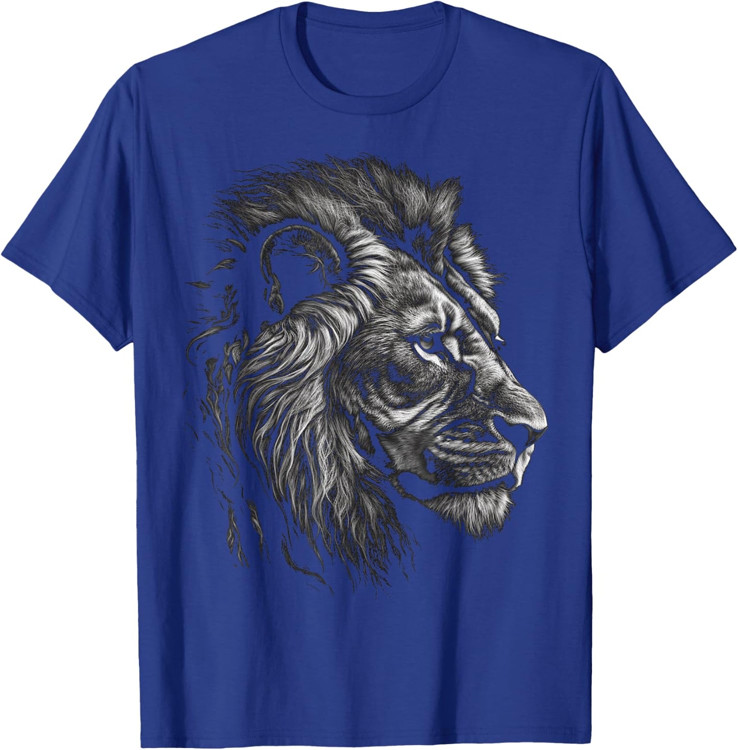 Lion - Art Animal Lion T-Shirt - T-Shirt | Royal