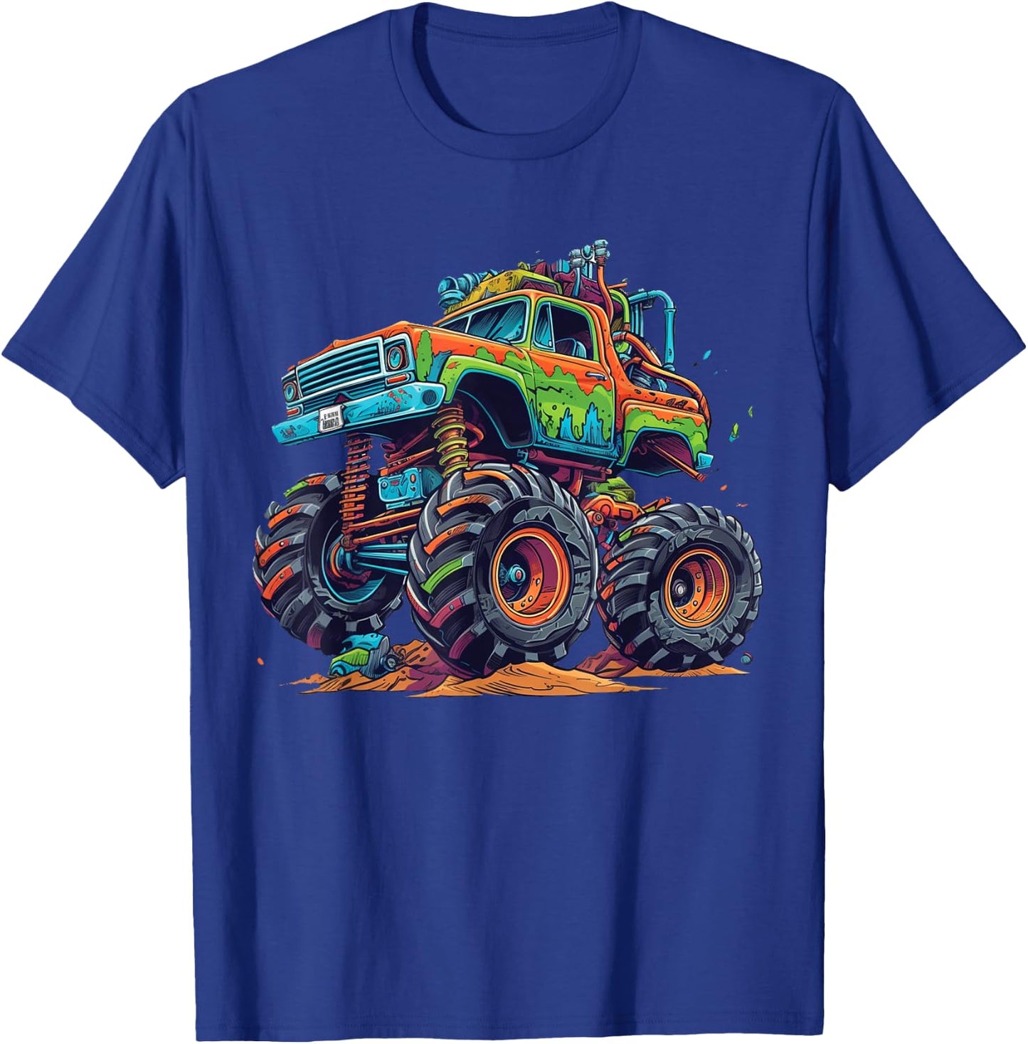 Monster Truck for toddlers Youth & Adults T-Shirt - T-Shirt | Royal