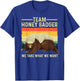 Cute Honey Badger Art Women Ratel Honey Badger Lover T-Shirt - T-Shirt | Royal