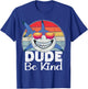 Dude Be Kind Shark Unity Day Orange Anti Bullying 2025 Kids T-Shirt - T-Shirt | Royal