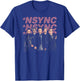 NSYNC Official Triple NSYNC Band T-Shirt - T-Shirt | Royal