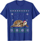 Santa Turtle Ugly Sweater Animals Christmas Pajama T-Shirt - T-Shirt | Royal