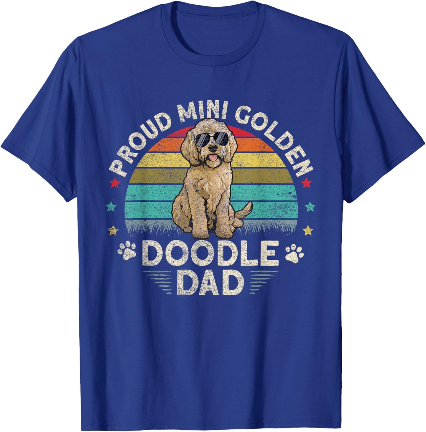 Mini Golden Doodle Plush Shoes Minidoodle Mini Goldendoodle T-Shirt - T-Shirt | Royal