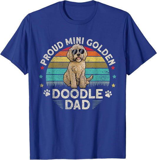 Mini Golden Doodle Plush Shoes Minidoodle Mini Goldendoodle T-Shirt - T-Shirt | Royal