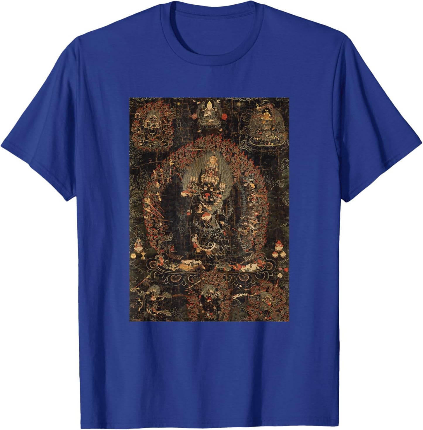 Vajrabhairava Tibetan Buddhist Thangka Art T-Shirt - T-Shirt | Royal