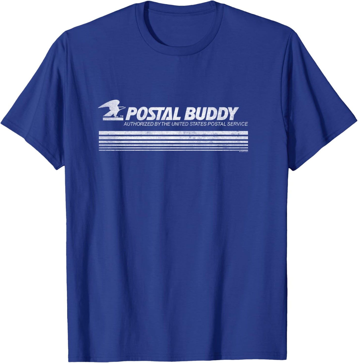 USPS Vintage Postal Buddy United States Postal Service T-Shirt - T-Shirt | Royal
