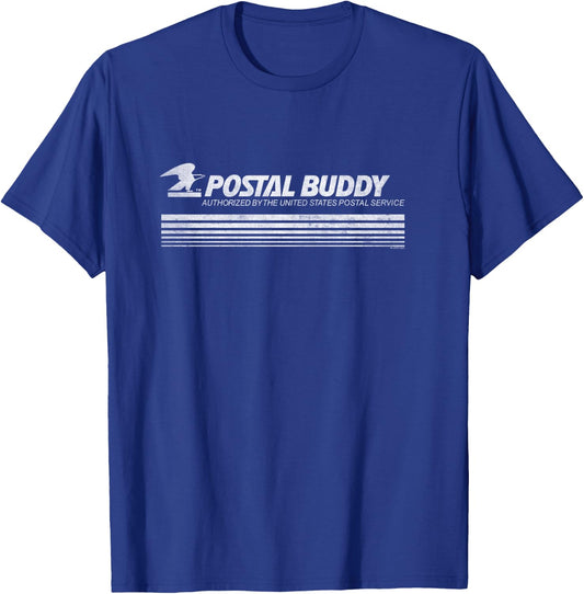 USPS Vintage Postal Buddy United States Postal Service T-Shirt - T-Shirt | Royal
