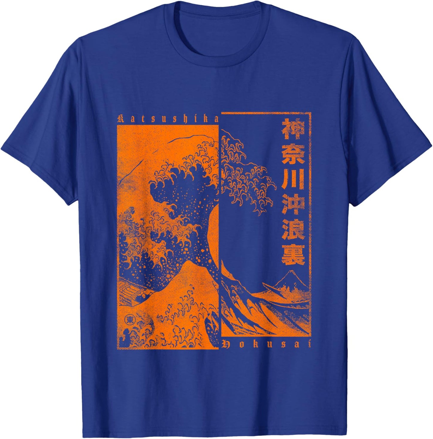 Japanese Wave Japan Style The Great Wave Off Kanagawa T-Shirt - T-Shirt | Royal