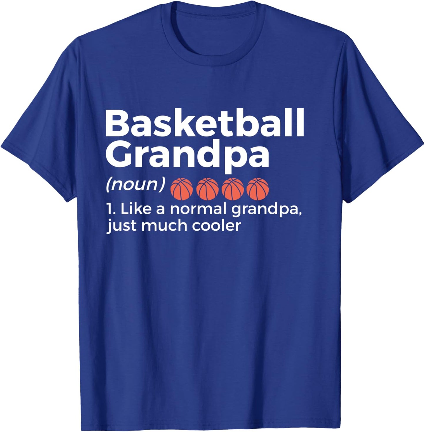 Basketball Grandpa Definition T-Shirt - T-Shirt | Royal