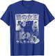 Vintage Queen Of Cats Black Monster Cat Japan Aesthetic T-Shirt - T-Shirt | Royal