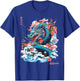 Japanese Dragon Tokyo Asian Manga Inspired Retro 80’s Style T-Shirt - T-Shirt | Royal