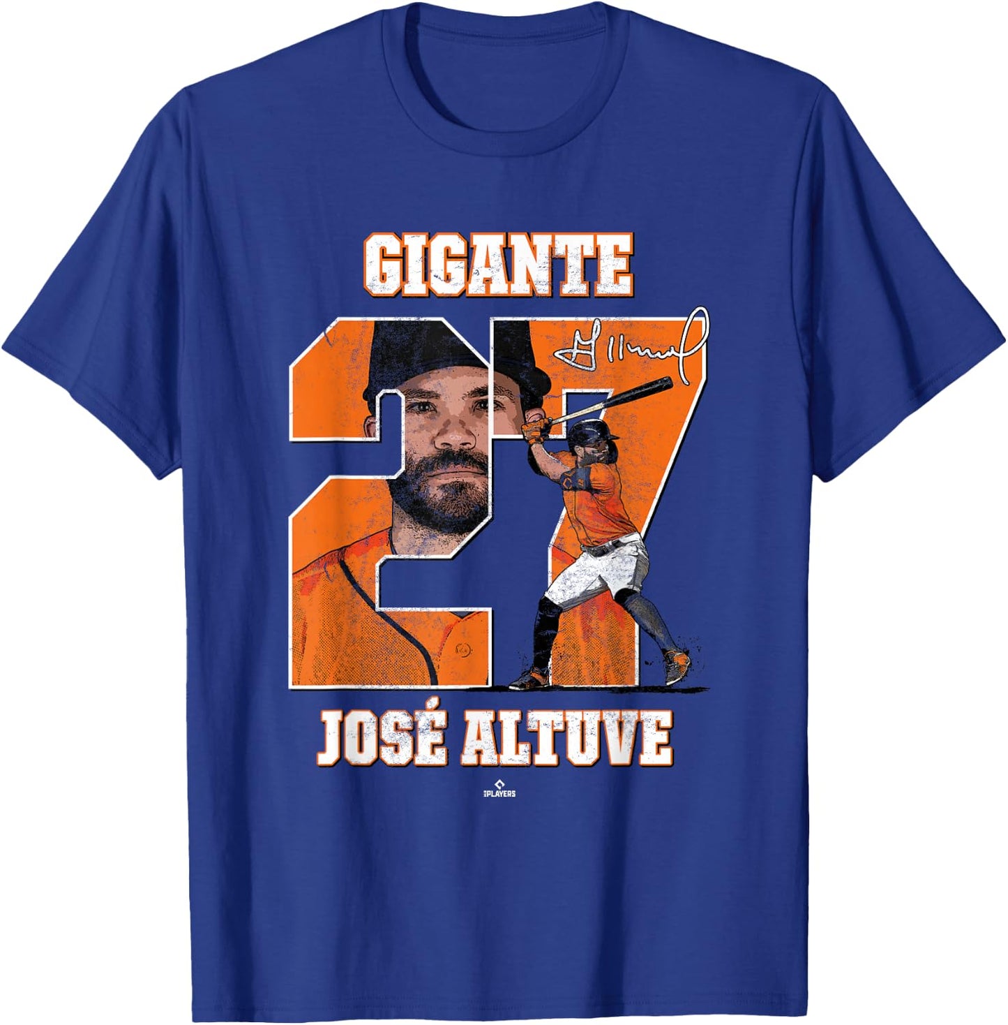 El Pequeno Gigante Jose Altuve Jose Altuve Houston MLBPA T-Shirt - T-Shirt | Royal