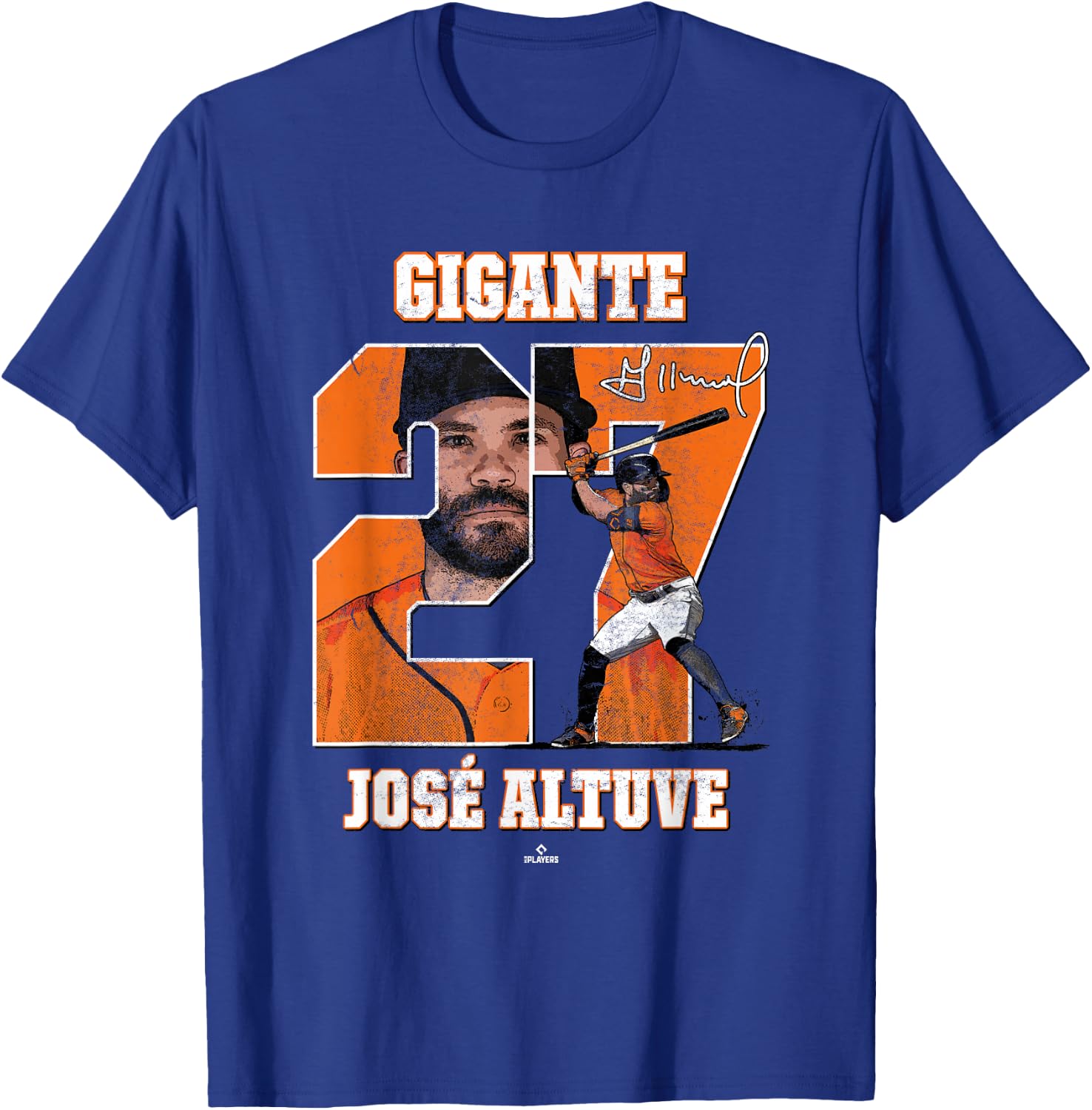 El Pequeno Gigante Jose Altuve Jose Altuve Houston MLBPA T-Shirt - T-Shirt | Royal