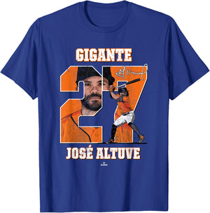 El Pequeno Gigante Jose Altuve Jose Altuve Houston MLBPA T-Shirt - T-Shirt | Royal