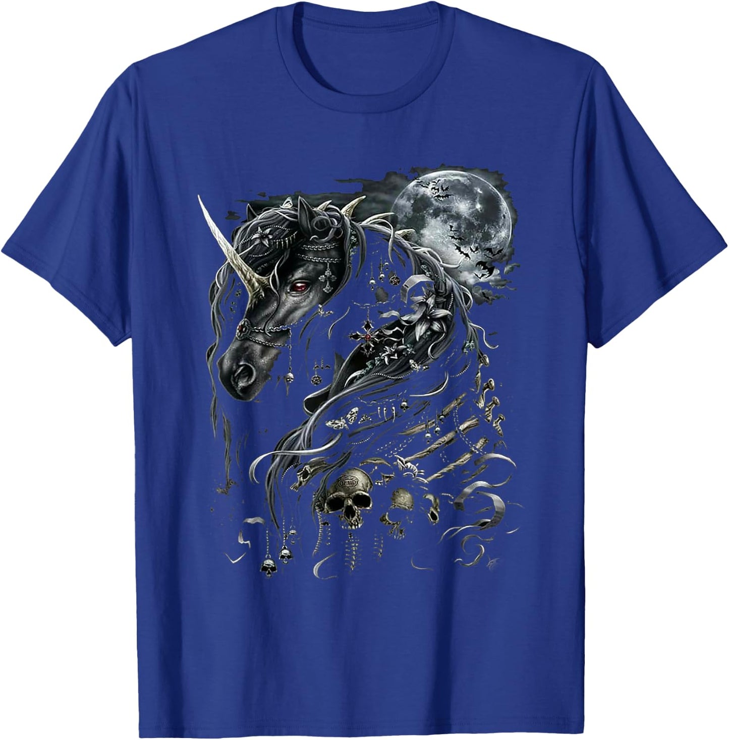 Gothic Unicorn T-Shirt - T-Shirt | Royal