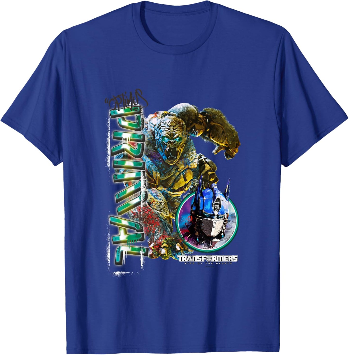 Kids Transformers: Rise of the Beasts Optimus Primal Urban Style T-Shirt - T-Shirt | Royal