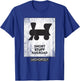 Monopoly Mr. Monopoly Short Stuff Railroad Distressed Logo T-Shirt - T-Shirt | Royal