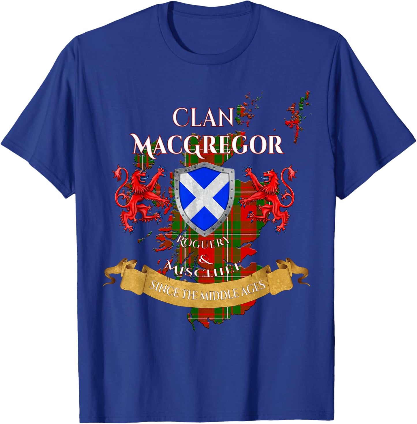 MacGregor Scottish Family Clan Middle Ages Mischief T-Shirt - T-Shirt | Royal