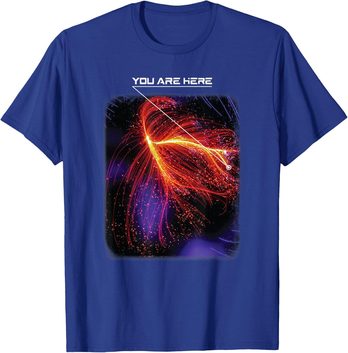 You Are Here Astronomy Laniakea Supercluster Our Galaxy T-Shirt - T-Shirt | Royal